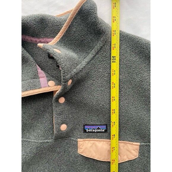 Patagonia Synchilla Fleece Pullover Women’s Medium Lightweight Jacket Dark Gray - Picture 5 of 8